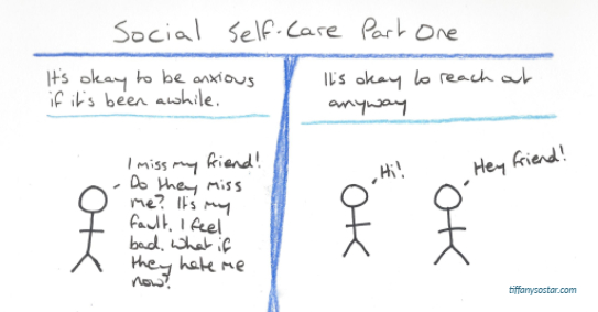 #stickfiguresunday: Social Self-Care pt. 1