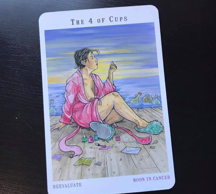 four of cups divination